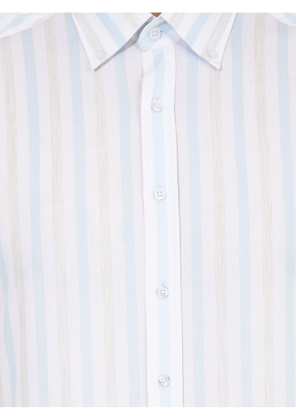 Erkek Açık Mavi Slim Fit Uzun Kollu Gömlek 50253865-VR003 fırsatları