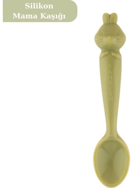Elite 3'lü Silikon Mama Seti Beslenme Seti -Mama Kasesi Vakumlu, Vakum Tabanlı Mama Tabağı,mama Kaşığı 1 Adet modelleri