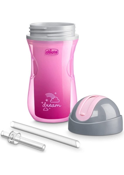 Elite - Isı Yalıtımlı Sport Bardak Pipetli 14+ Ay Kız 266 ml 1 Adet