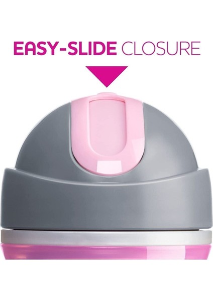 Elite - Isı Yalıtımlı Sport Bardak Pipetli 14+ Ay Kız 266 ml 1 Adet
