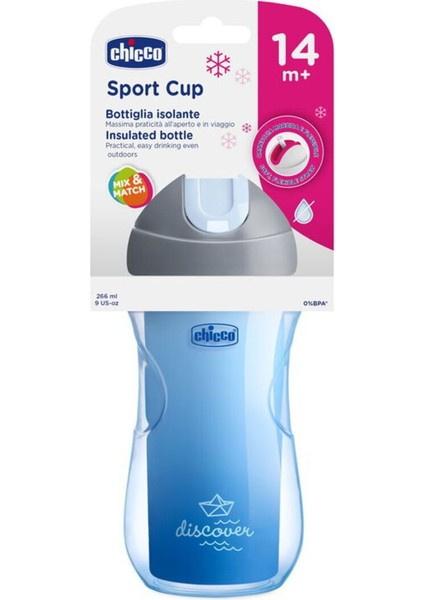 Elite Isı YALITIMLI(2024) Erkek Sport Bardak Pipetli 14 Ay 1 Adet