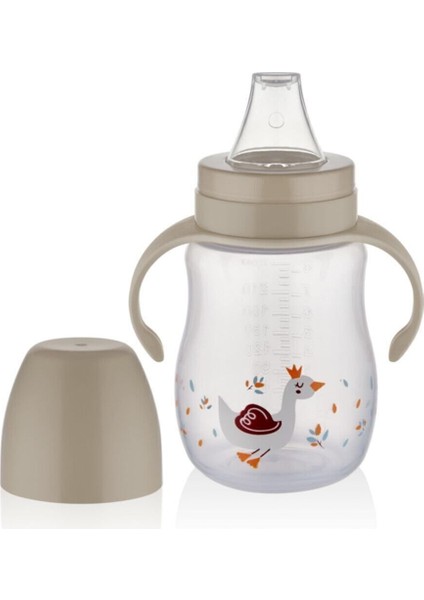 Babyjem Damlatmayan Alıştırma Bardağı 250 ml – 6 Ay+ Bebekler için BPA’sız, Dayanıklı Silikon Uç ve Ergonomik Sap