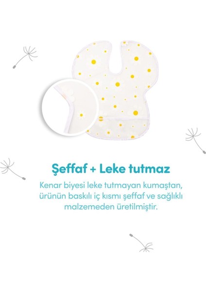 Büyük Cepli Eva Önlük Papatya 1 Adet