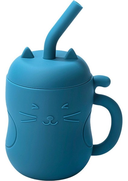 Elite 1pcs Baby Silicone Straw Cup Bpa Free Portable Storage Snack Container Feeding Cup Kids Leakproof... 1 Adet