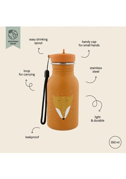 Elite Paslanmaz Çelik Su Matarası (350 Ml) - Mr. Fox 1 Adet