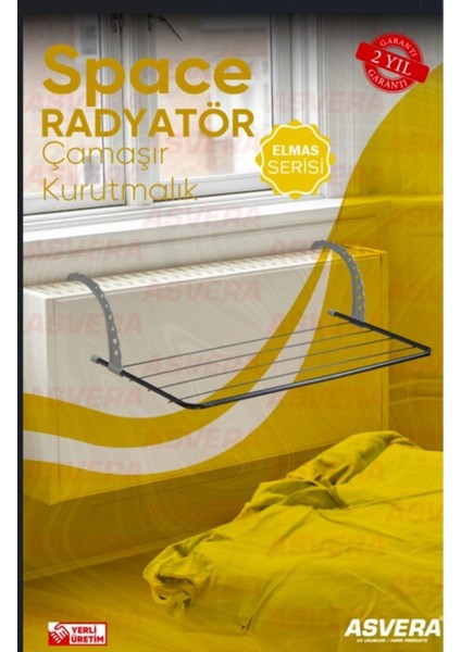 Antrasit Gri Metal Radyatör Kurutmalık, Şık ve İşlevsel Tasarım