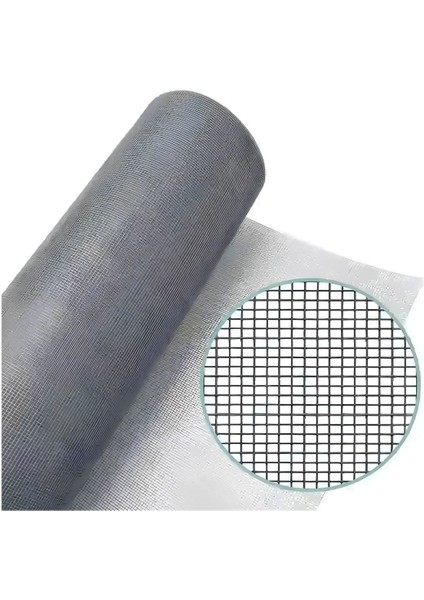 Sinek Teli 1.4m Metal Siyah, Hava Geçirici ve Dayanıklı Koruma Ağı