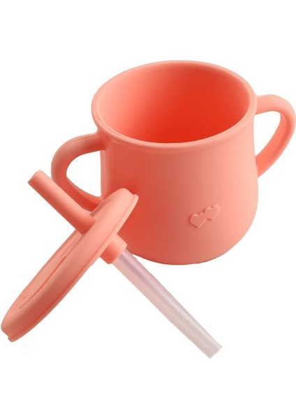 Elite Pipetli Silikon Bardak, Pipetli Çocuk Silikon Bardak,pipetli Alıştırma Bardak 1 Adet
