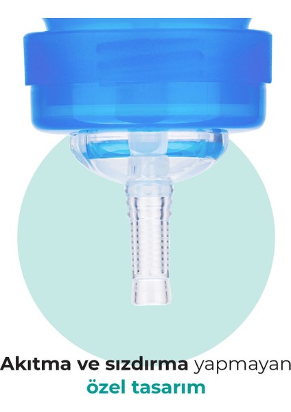 Elite Akıtmaz Pipetli Bardak, 270 Ml, Mavi, 12 Ay,1 Adet 1 Adet indirimleri
