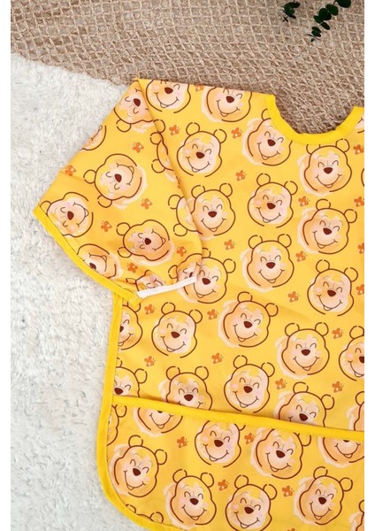 Elite Bear ve Graffe Desenli 2'li Paket Sıvı Geçirmez Unisex Aktivite ve Mama Önlüğü 6-24 Ay 1 Adet fırsatları
