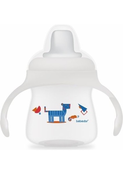 Elite Damla Akıtmaz Yumuşak Uçlu Alıştırma Bardağı 150ML Mavi Aslan 8507 1 Adet