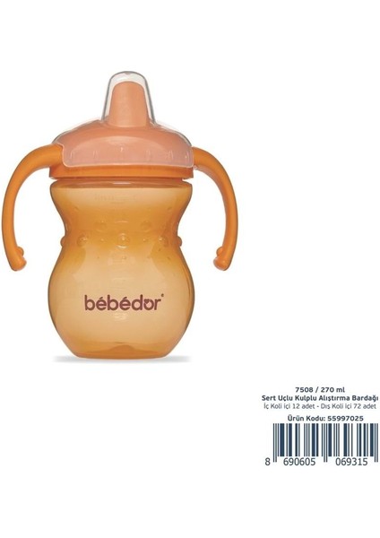 Elite Sert Uçlu Kulplu Alıştırma Bardağı 270ML (KOD:7508) 1 Adet fiyatları