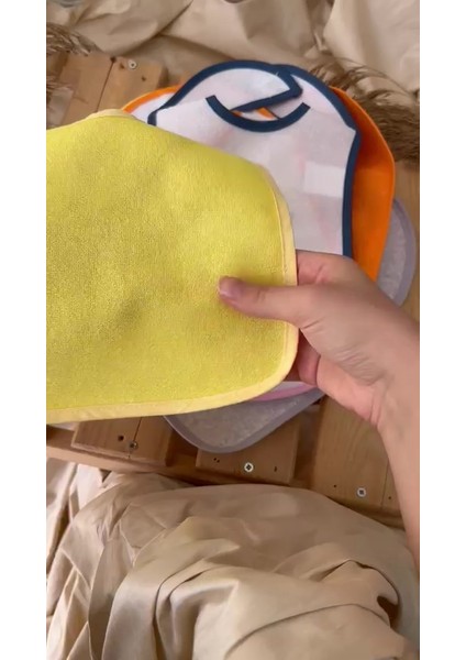 Elite Unısex Bebek Sıvı Geçirmez Mama Önlüğü 6'lı 0-2 Yaş 002356566 1 Adet