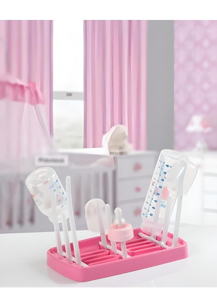 Elite Biberon Kurutucu Pembe Katlanır 1 Adet