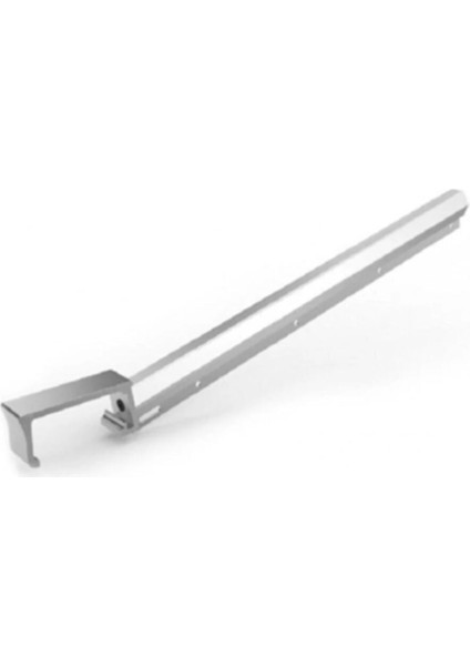 80×30 ve 60×25 mm kare küpeşte çamaşır kurutma askısı, metalik renk, dayanıklı materyal