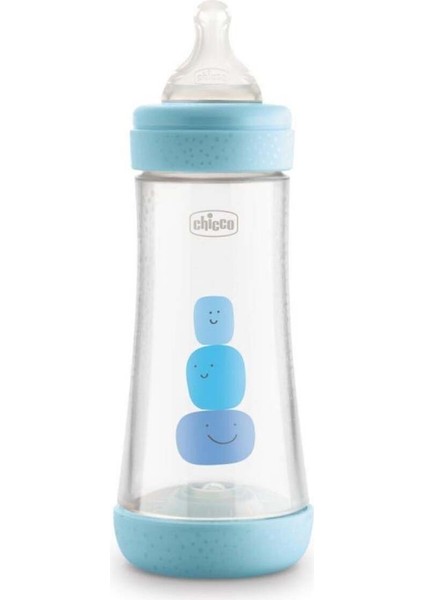 Elite Perfect5 Antikolik Pp Hızlı Akış Biberon 300 ml - Mavi 1 Adet