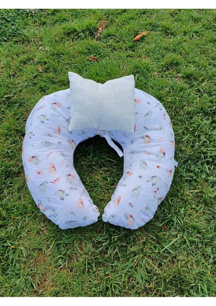 Elite Babynest ve Destekli Emzirme Yastığı/ Minderi- Bebek Yastığı Hediyeli- Yeni Doğan_bebek Yatağı 1 Adet