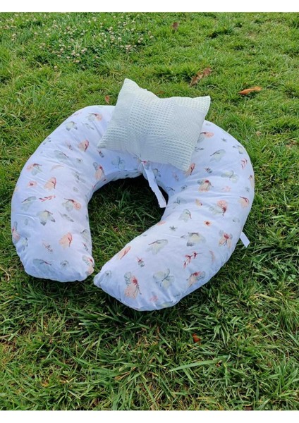 Elite Babynest ve Destekli Emzirme Yastığı/ Minderi- Bebek Yastığı Hediyeli- Yeni Doğan_bebek Yatağı 1 Adet