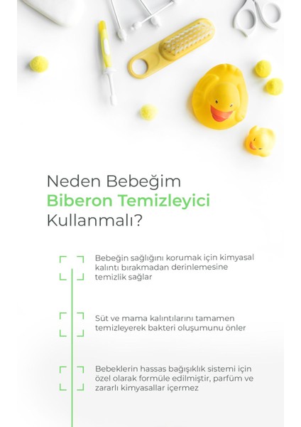 Elite Bebek Biberon Temizleyici ve Bulaşık Detarjanı 1 Adet