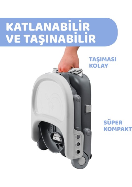 Elite Pocket Snack Mama Sandalyesi Yükseltici (Koyu Gri) 1 Adet fiyatları