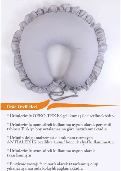 Elite Ortopedik Emzirme Yastığı Pamuklu Çok Amaçlı Kullanım 1 Adet fiyatları