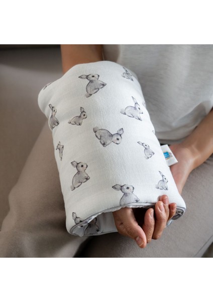Elite Pamuk Pratik Silindir Emzirme Kol Destek Yastığı - Bébé Lapin Rose 1 Adet