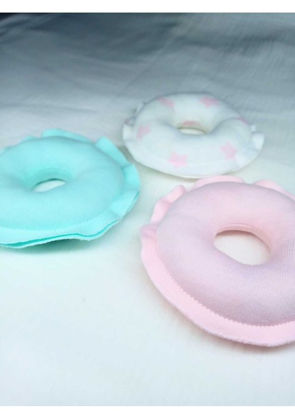Elite Bebek Oyuncak Donut Yumuşak Pamuklu Emzirme Oyuncağı Bebek Eline Özel 3lü Paket 1 Adet