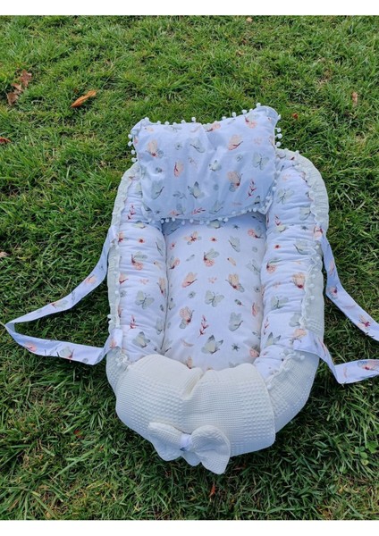 Elite Bebek Yatağı- Babynest Yatak- Anne Yanı Yatağı- Yastıklı 1 Adet