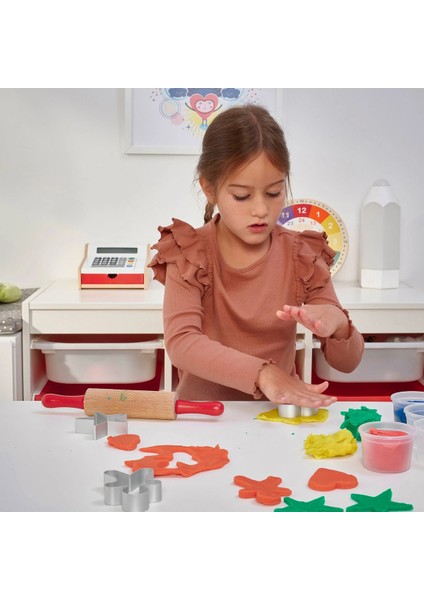 Måla Oyun Hamuru Seti Çok Renkli 4 Parça fırsatları