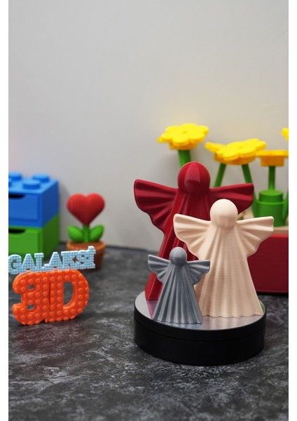 Elite Melek Biblo 3'lü Set 15X12X7 cm 1 Adet