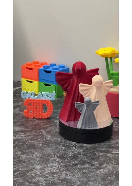 Elite Melek Biblo 3'lü Set 15X12X7 cm 1 Adet