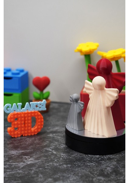 Elite Melek Biblo 3'lü Set 15X12X7 cm 1 Adet