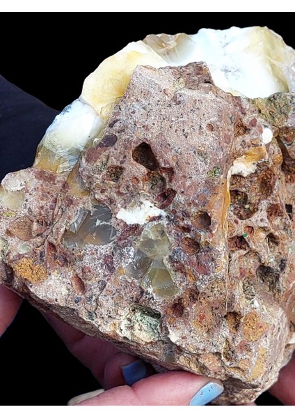 Elite Nadir Doğal Baykuş Gözü Dendritik Opal Jeot Eşsiz Koleksiyonluk Dekor Ham Mineral Menşei Bilecik 1 Adet indirimleri