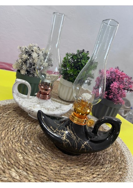 Elite Dekoratif Hediyelik Süs Eşyası Gaz Lambası 1 Adet