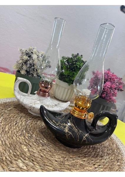 Elite Dekoratif Hediyelik Süs Eşyası Gaz Lambası 1 Adet
