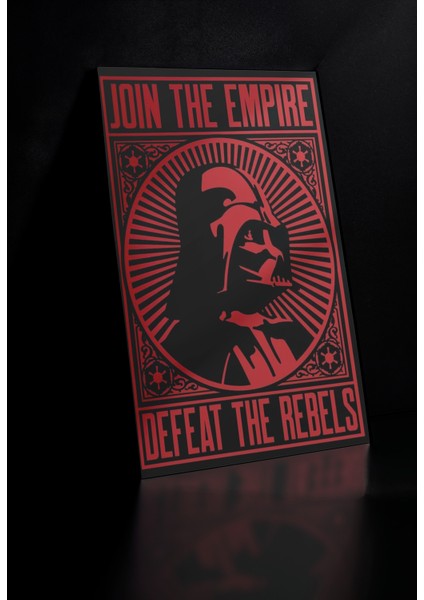 Metal Poster Star Wars Imparatorluk - Dikey Dekoratif Metal Poster - Hediyelik Metal Poster fiyatları