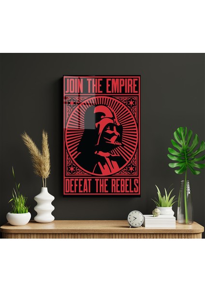 Metal Poster Star Wars Imparatorluk - Dikey Dekoratif Metal Poster - Hediyelik Metal Poster fırsatları