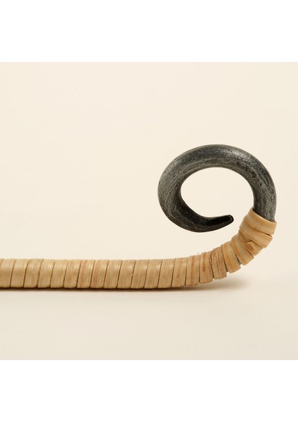 Elite Bıjnor Metal Dekoratif Obje 23X3X7 cm Natural - Grı 1 Adet