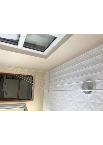 UltraNova Yüksekliği 180cm, 5 çubuklu metal asansörlü çamaşır kurutmalık