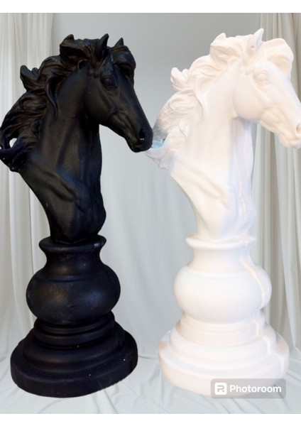 Elite Dekoratif 2'li Satranç At Biblo, Satranç Heykel At, Heykel, Hediyelik Dekoratif At Heykel 1 Adet fiyatları