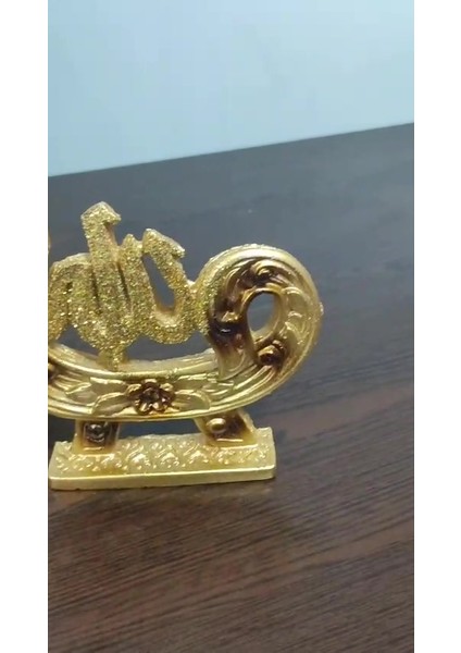 Elite Yenilendi Ev Dekorasyon Allah cc Muhammed Sav Lafzı Polyester Döküm Biblo 1 Adet fiyatları