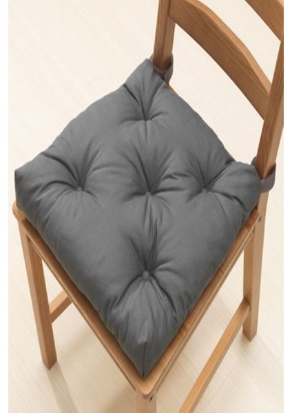 Gri Sandalye Minderi 4 Adet 40/35X38X7 cm fiyatları