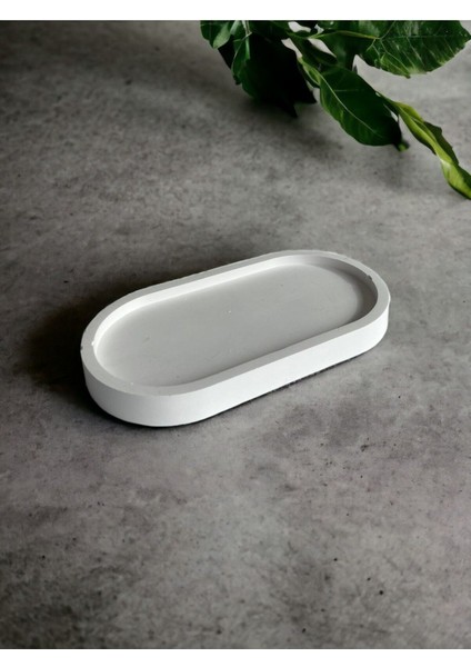 Elite Dekoratif Oval Tabak Sunumluk [beyaz] 1 Adet modelleri