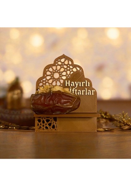 Elite Hurmalık 6 Adet, Ramazan Sofrası, Hurma Sunum Standı - Hayırlı Iftarlar 1 Adet