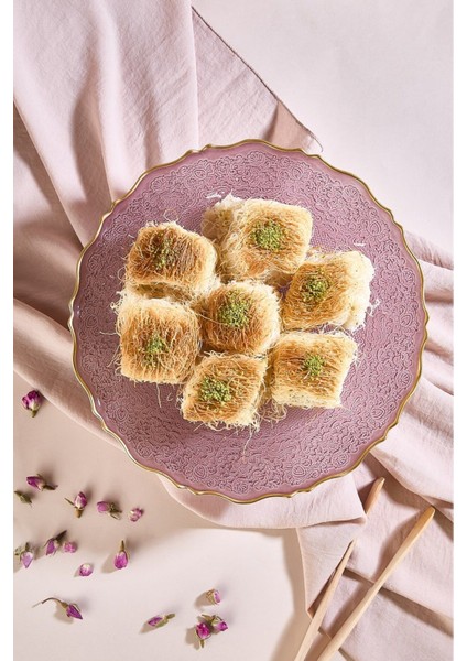 Elite Goblen 28 cm Mürdüm Ayaklı Pasta Tabağı Standı 1 Adet modelleri