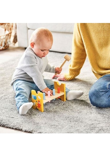 Çocuk Eğitici-Geliştirici Çekiç Bloğu Oyuncak Çok Renkli modelleri