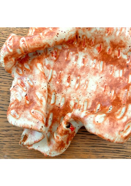 Elite Terracotta Izler – El Yapımı Seramik Masa Üstü Dekoru - Anahtarlık Tabağı- Anneler Günü Hediyesi 1 Adet