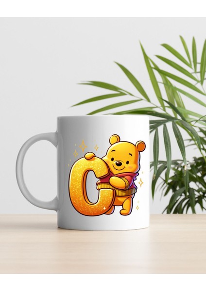Elite Winnie The Pooh Kişiye Özel Harfli Kupa 1 Adet