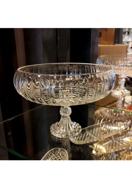 Elite Fleur Cam Sunumluk Kase & Meyve Salata Sunum Servis Kasesi 24X16CM 1 Adet fiyatları