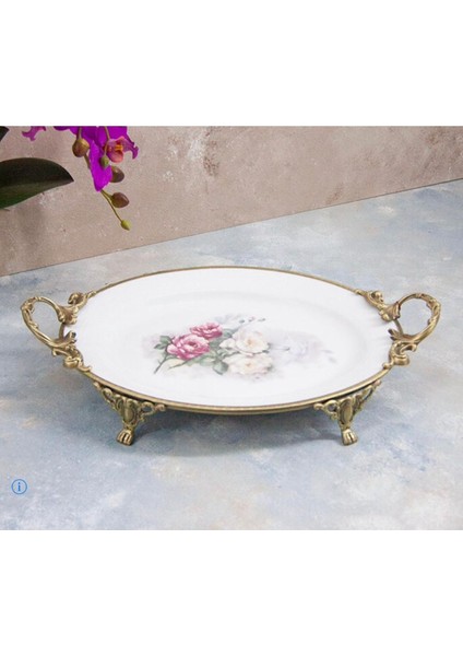 Elite Limoges Panız Miniature Antique Oval Sunum Servis Tabağı 28X43 cm 1 Adet